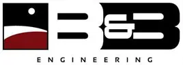 A black and white logo of an engineer.